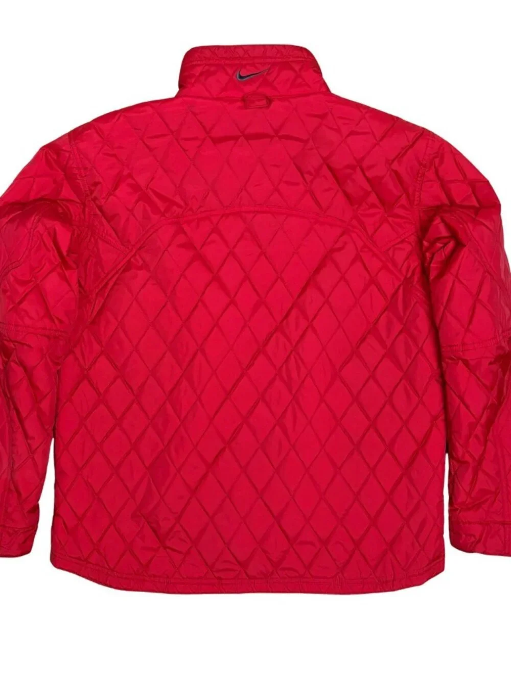 Nike Vintage Red Jacket Puffer Y2K Streetwear Fleece Lined Mens Large